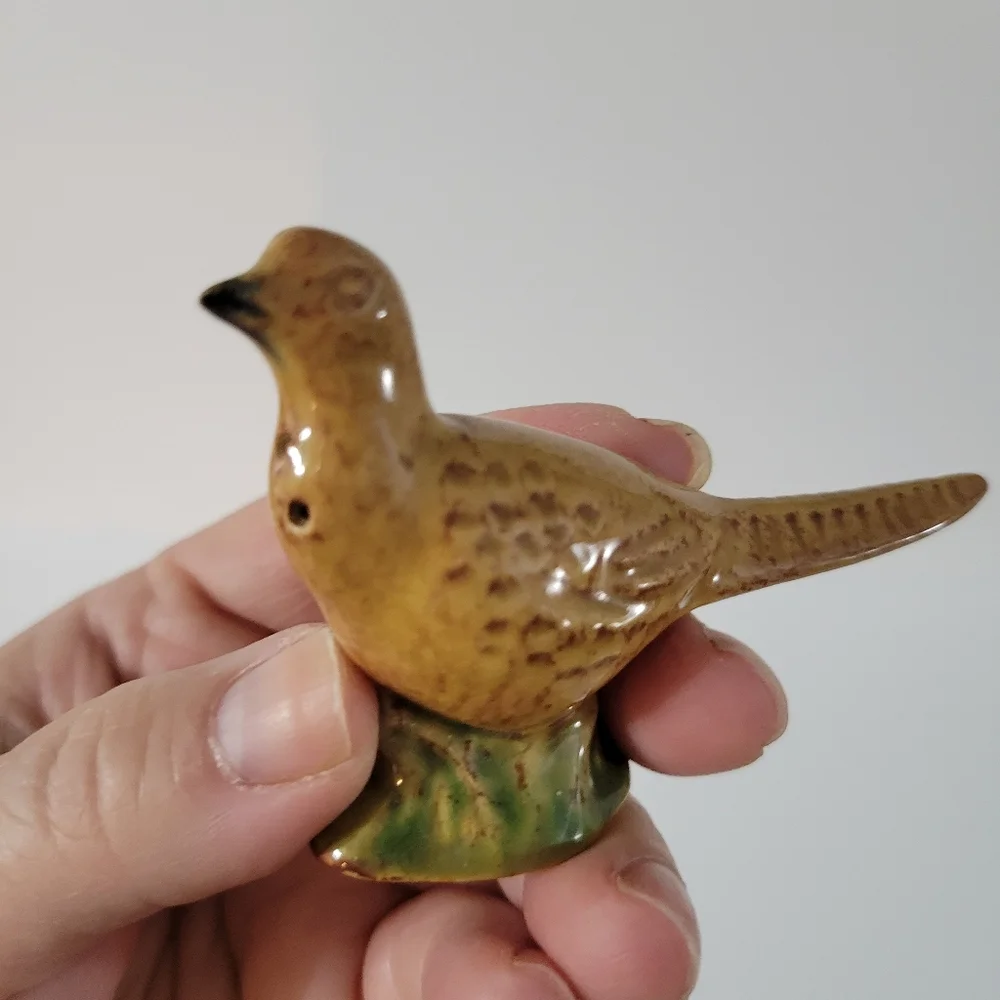 Vtg Rosemeade Turkey Pheasant Shakers